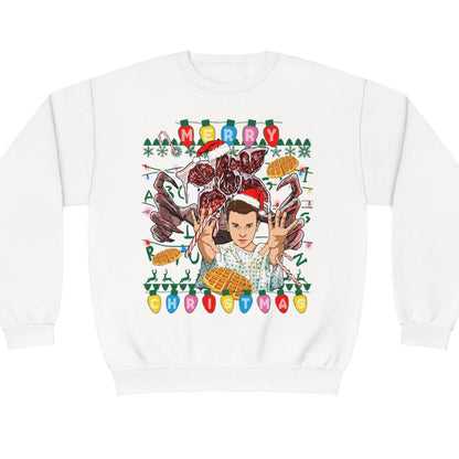 Stranger Things Ugly Christmas Sweater - Demogorgon