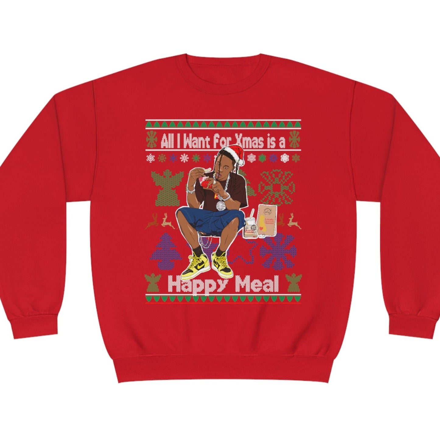 Travis Scott Ugly Christmas Sweater - Travis Meal