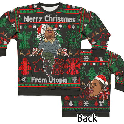 Travis Scott Ugly Christmas Sweater Full - Utopia