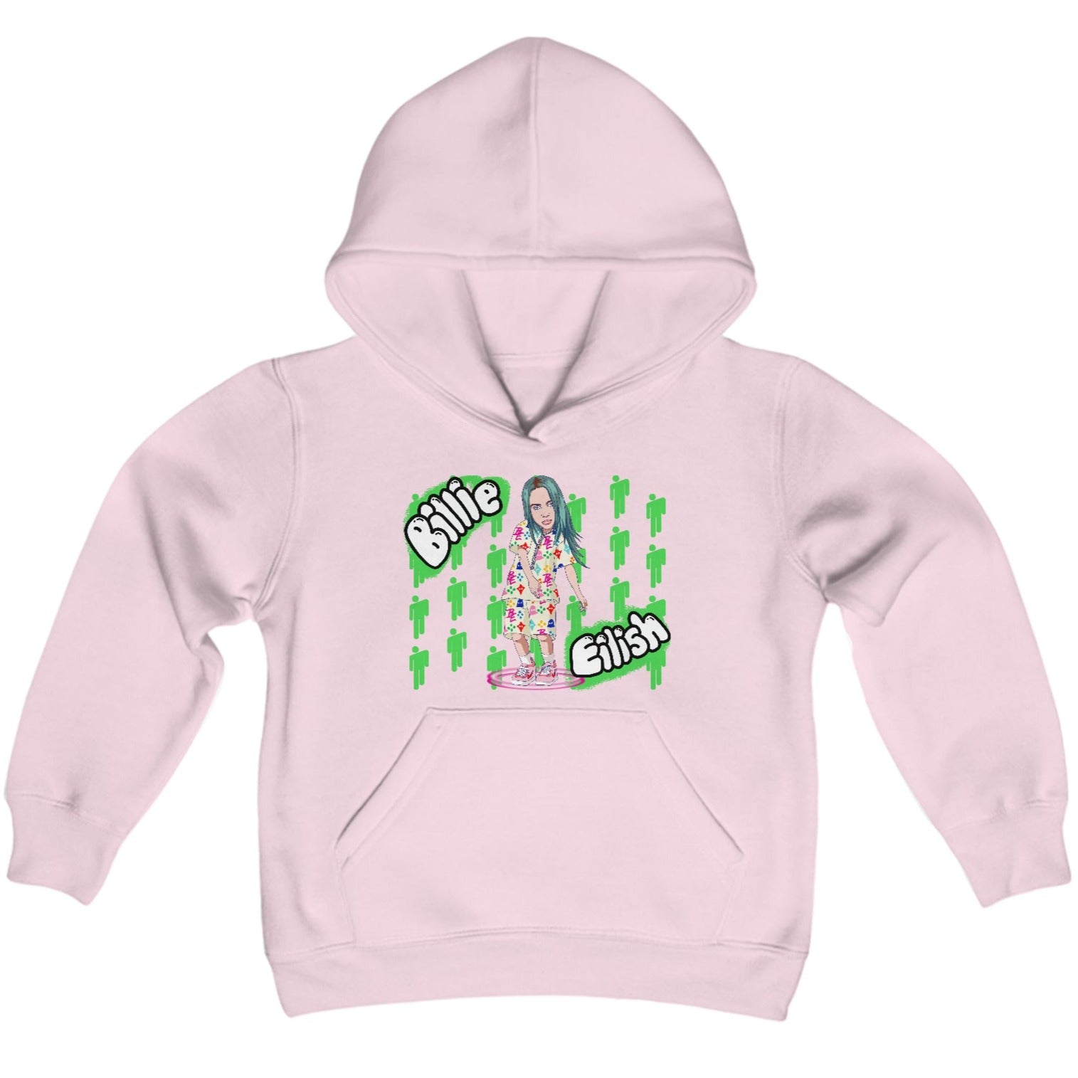 Pink billie eilish clearance hoodie