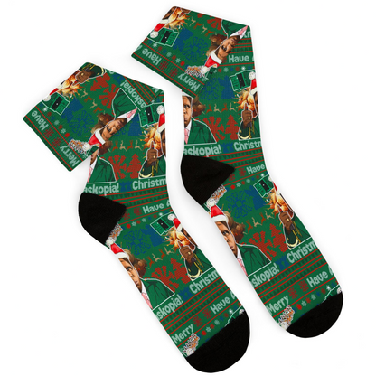 Tyler The Creator Christmas Socks - Chromakopia