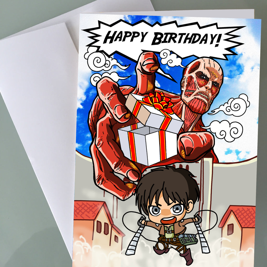 Birthday Card With Cute Bear Panda Kawaii Character Stock Illustration -  Download Image Now - iStock
