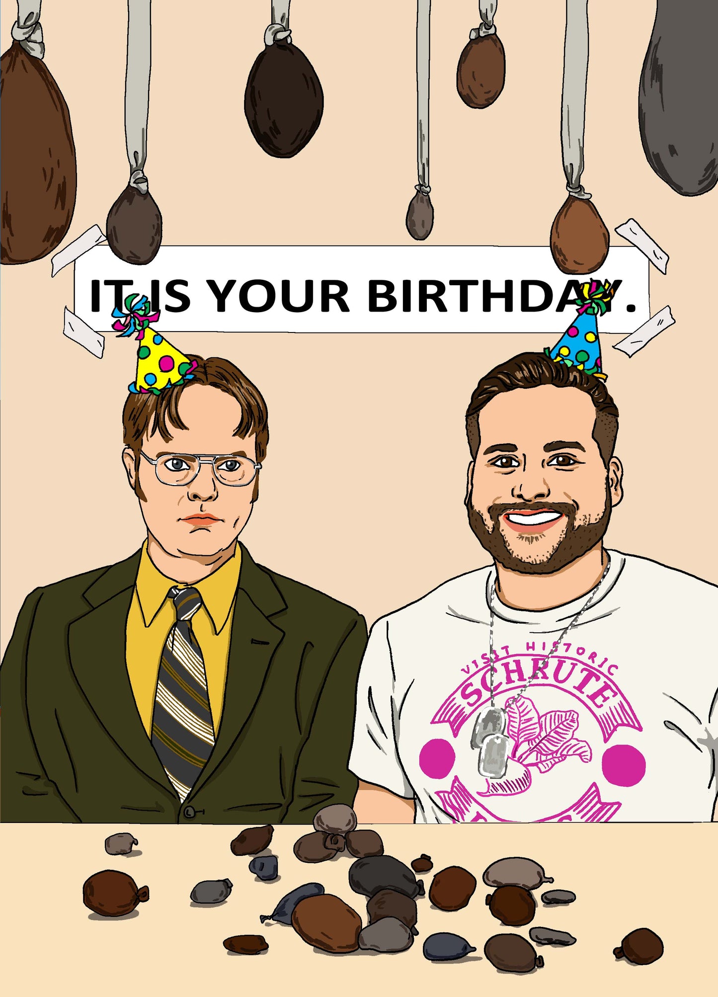 Custom The Office Birthday Card - Dwight Schrute