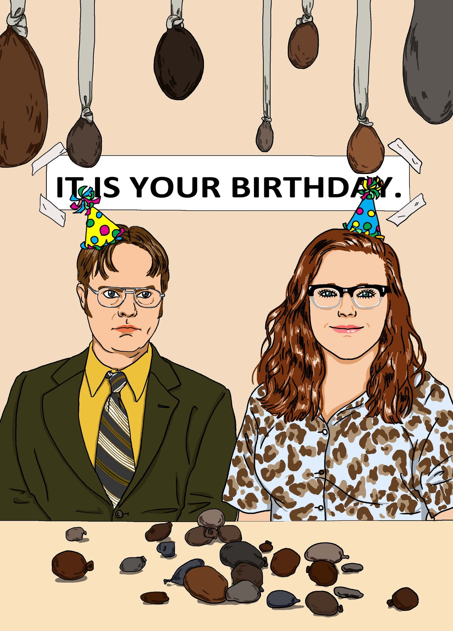 Custom The Office Birthday Card - Dwight Schrute