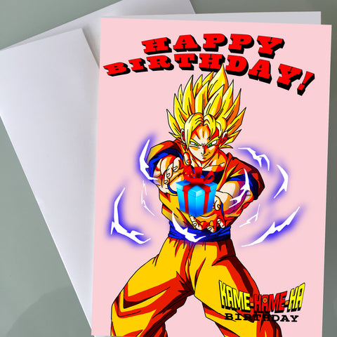 Dragon Ball Z Birthday Card - Gift Box