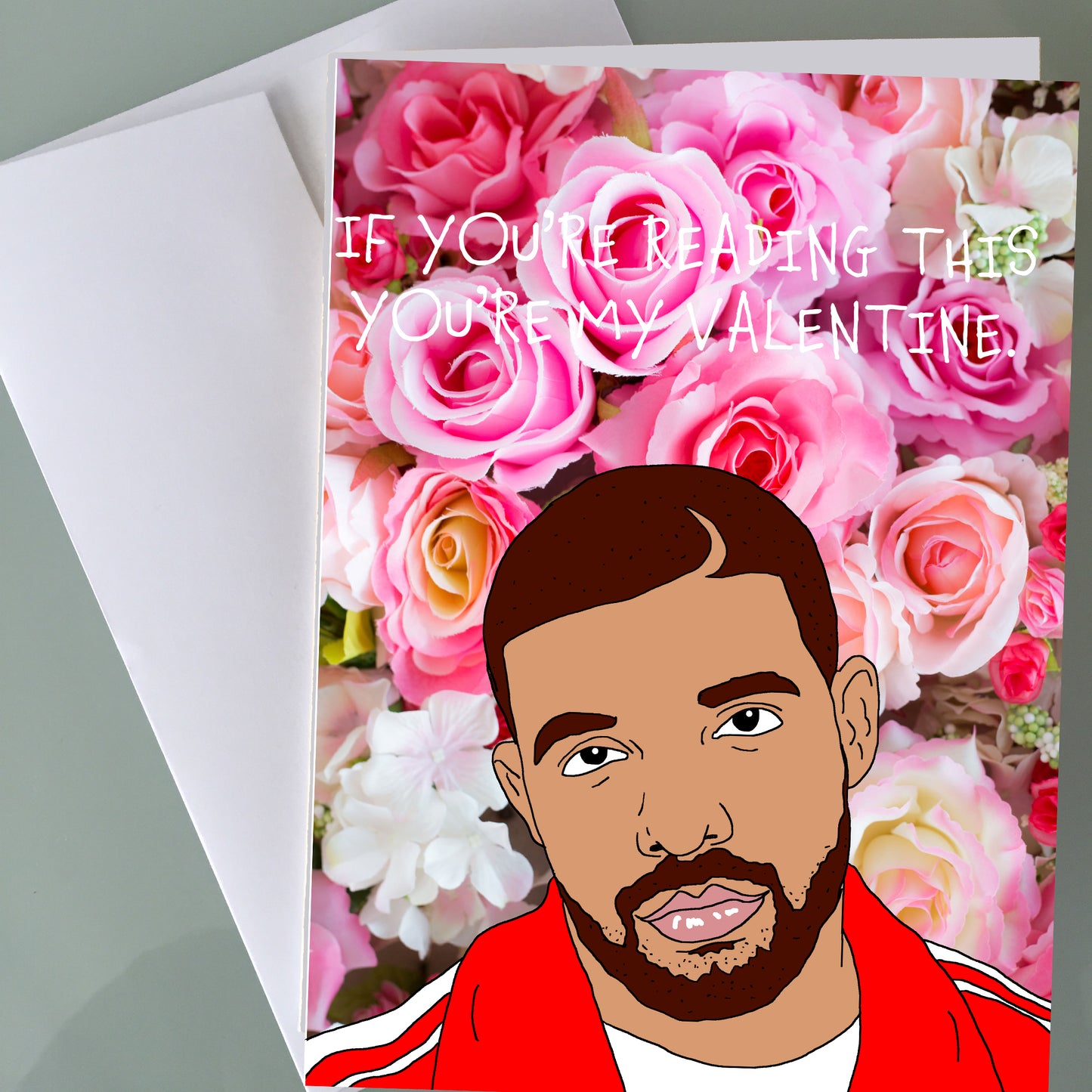 Drake Valentine's Day Card - Roses