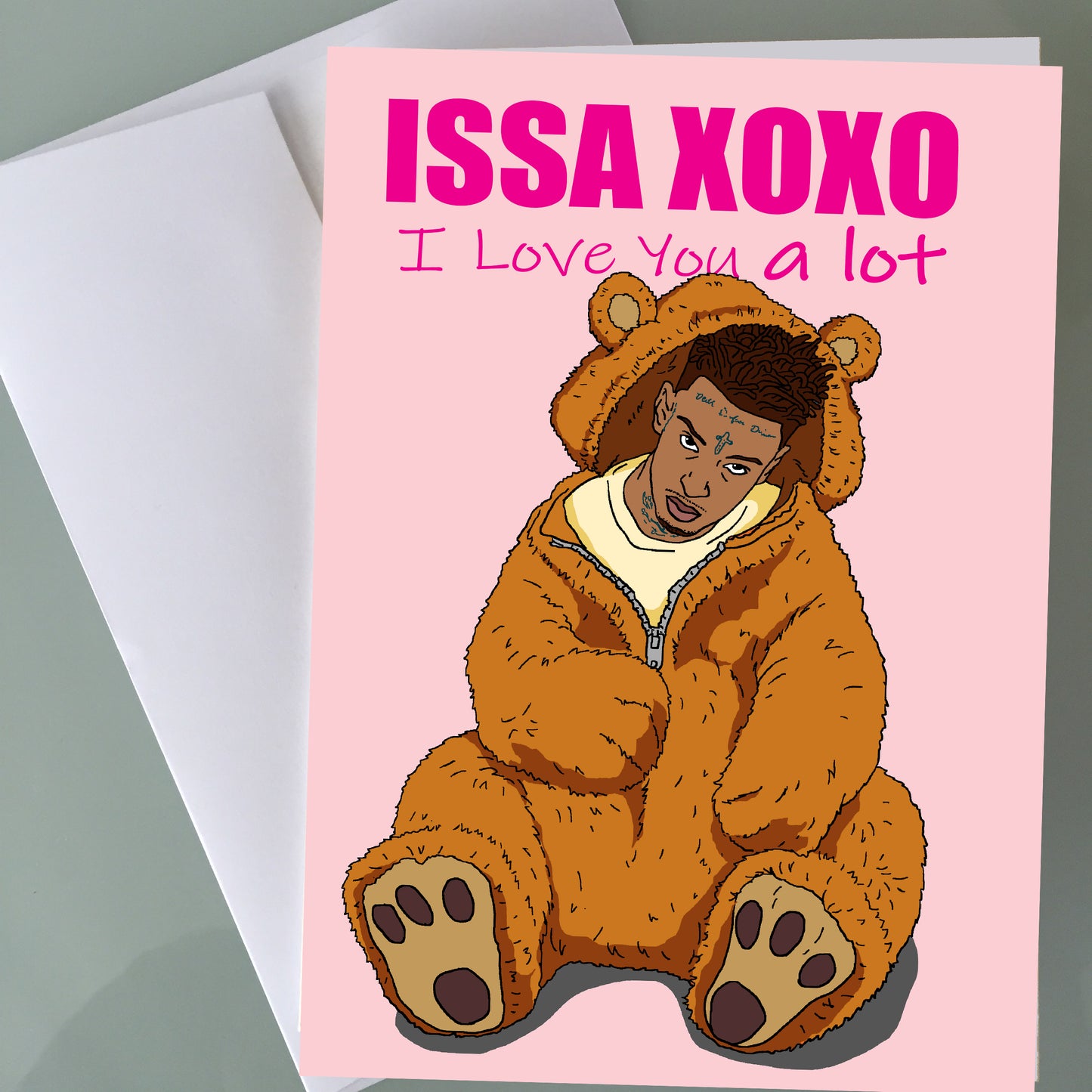 21 Savage Valentine's Day Card - Teddy Bear