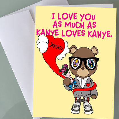 Kanye West Valentine's Day Card - KAWS