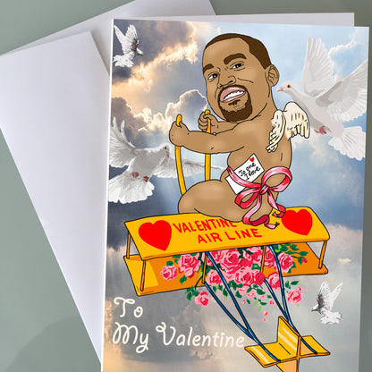 Kanye West Valentine's Day Card - Cupid