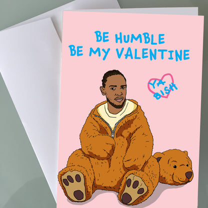 Kendrick Lamar Valentine's Day Card - Teddy Bear