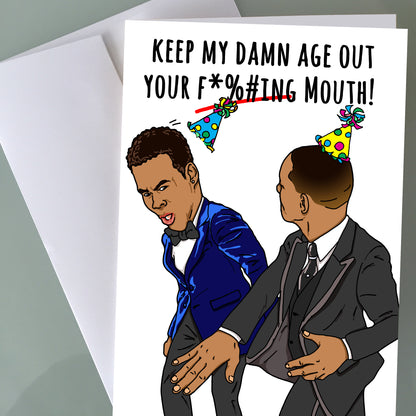 Will Smith, Chris Rock Birthday Card - Oscars