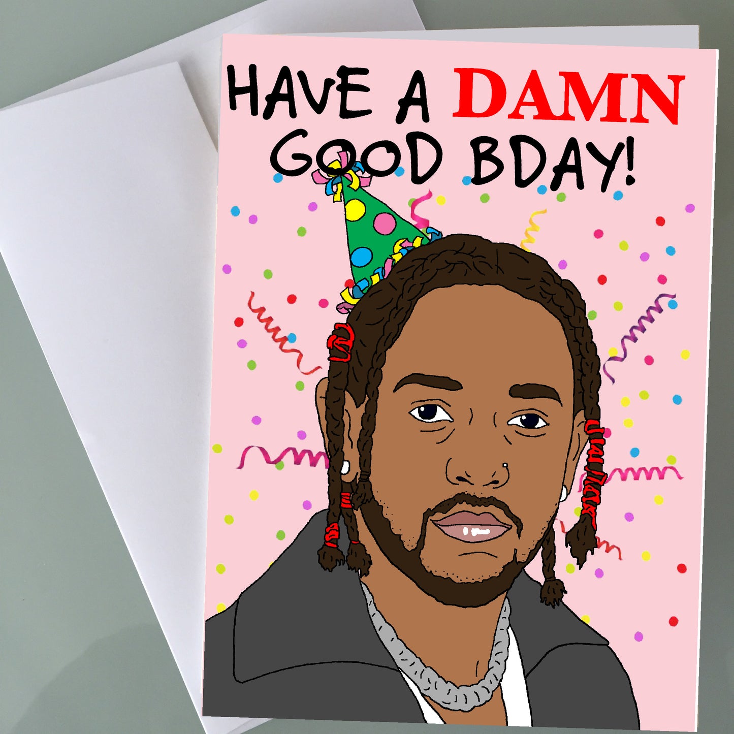 Kendrick Lamar Birthday Card - DAMN.